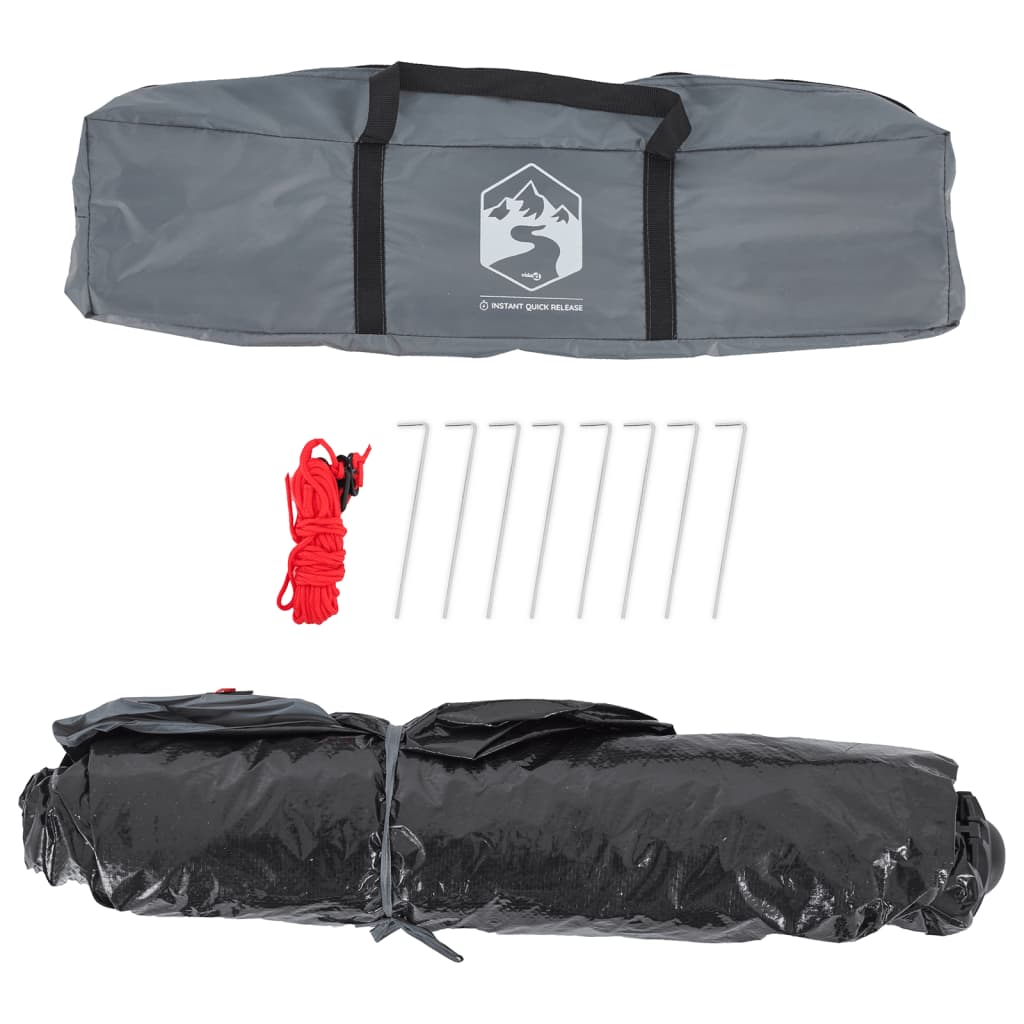 Tent 4-persoons snelontgrendeling grijs en oranje is nu te koop bij PeponiXL, paradijselijk wonen!