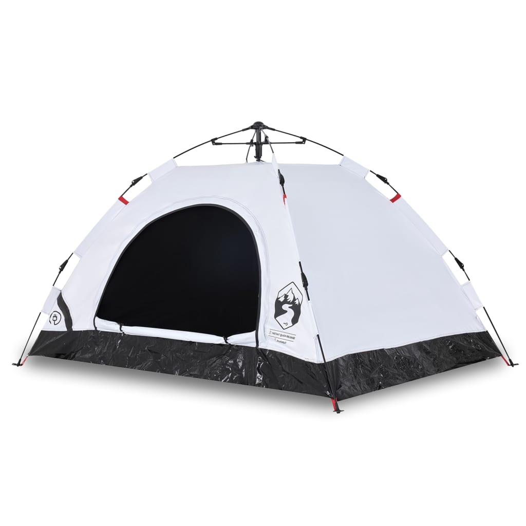 Tent 4-persoons snelontgrendeling verduisterende stof wit is nu te koop bij PeponiXL, paradijselijk wonen!