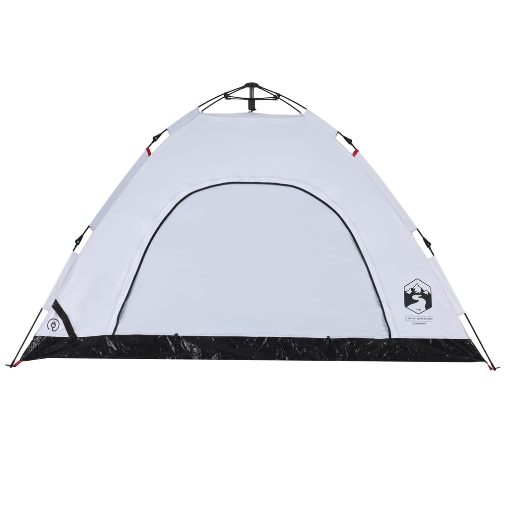 Tent 4-persoons snelontgrendeling verduisterende stof wit is nu te koop bij PeponiXL, paradijselijk wonen!