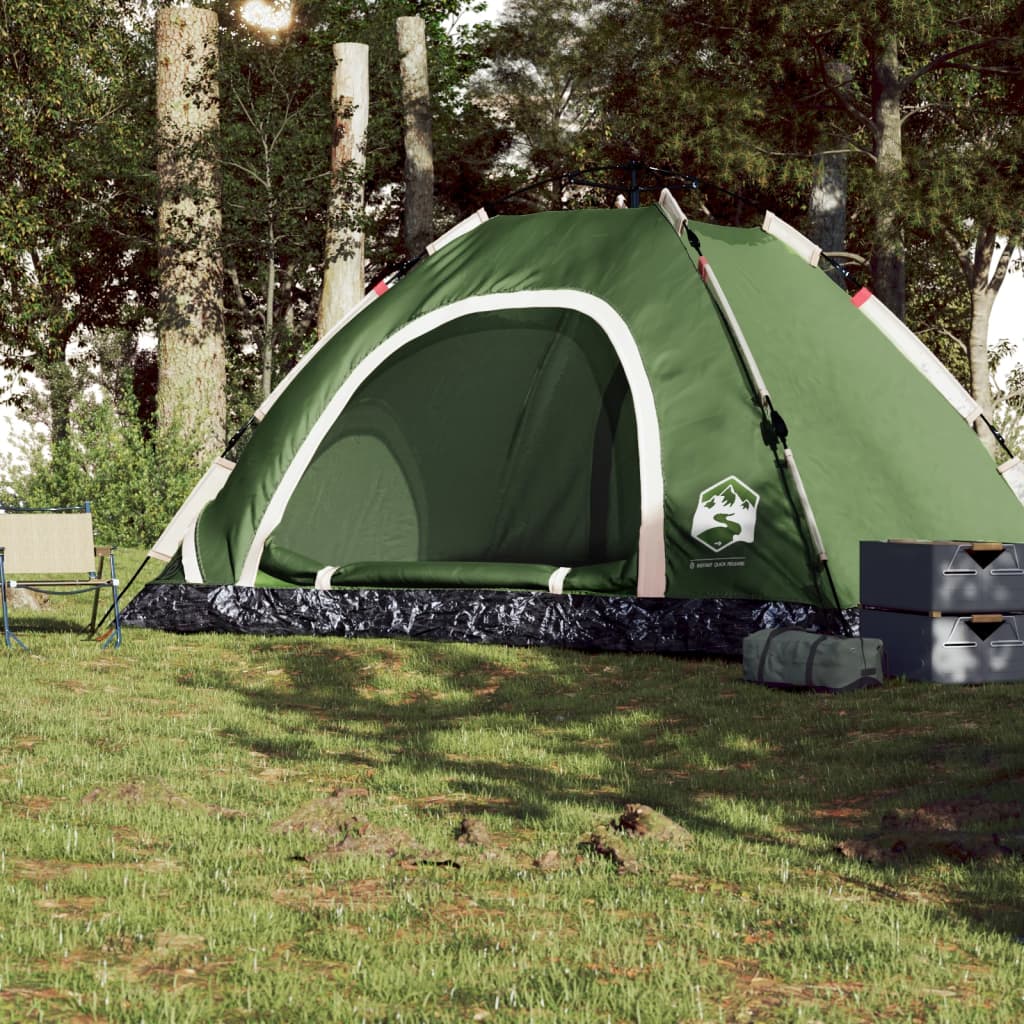 Tent 5-persoons snelontgrendeling groen is nu te koop bij PeponiXL, paradijselijk wonen!