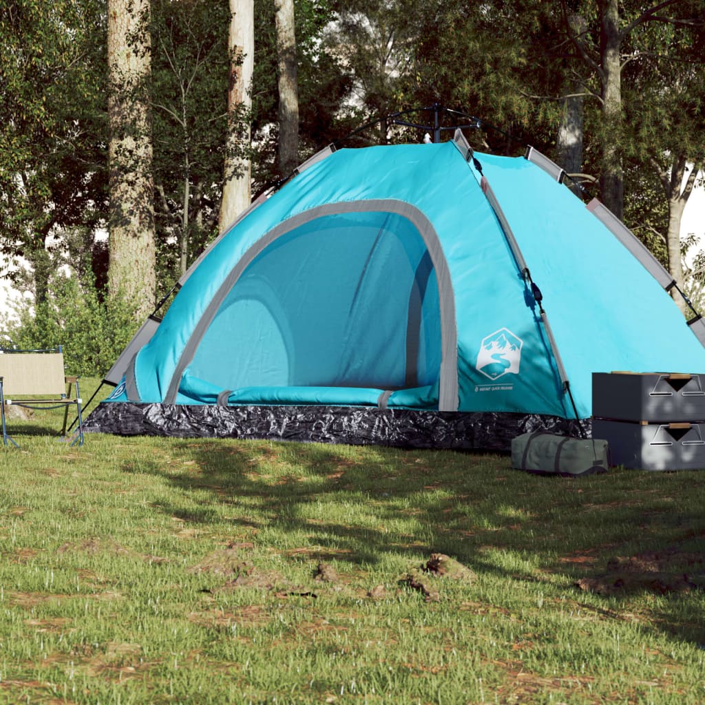 Tent 5-persoons snelontgrendeling blauw is nu te koop bij PeponiXL, paradijselijk wonen!