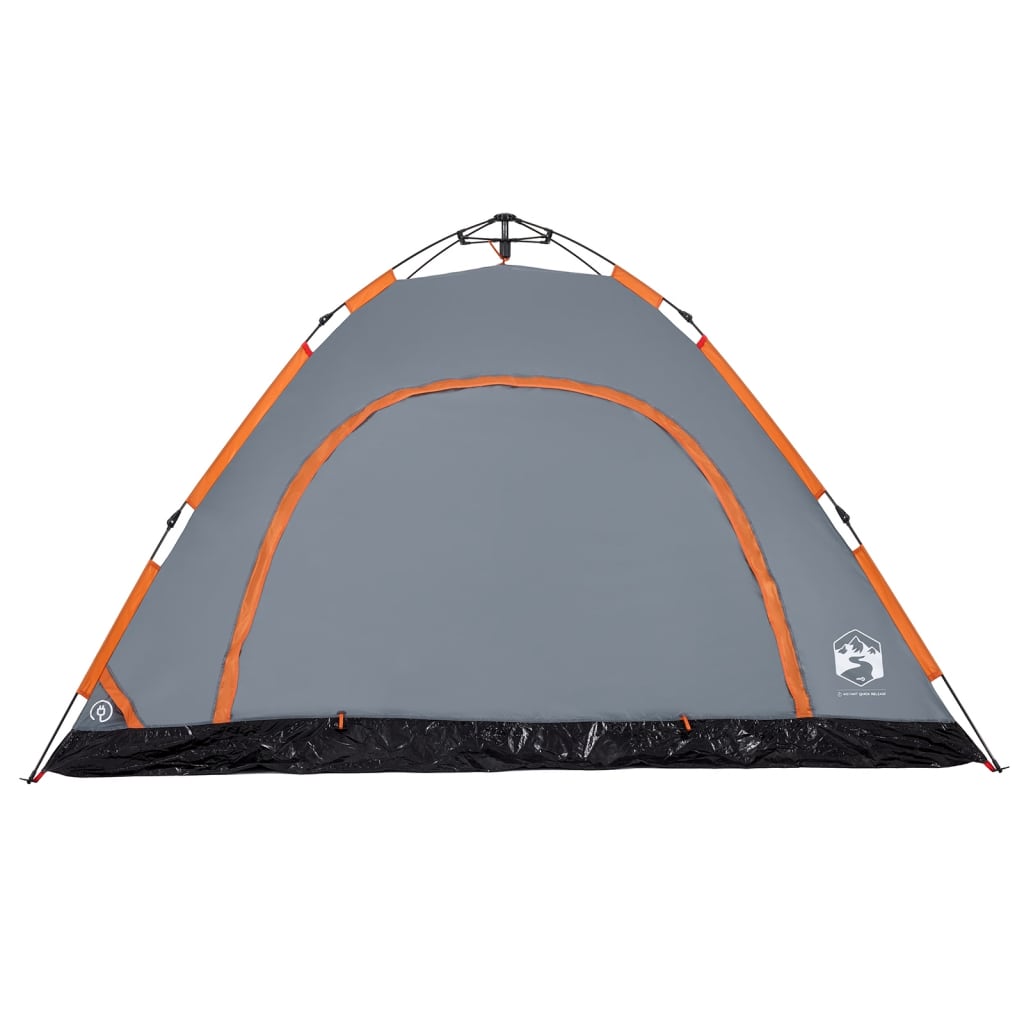 Tent 5-persoons snelontgrendeling grijs en oranje is nu te koop bij PeponiXL, paradijselijk wonen!