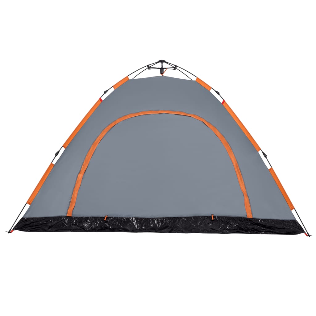 Tent 5-persoons snelontgrendeling grijs en oranje is nu te koop bij PeponiXL, paradijselijk wonen!