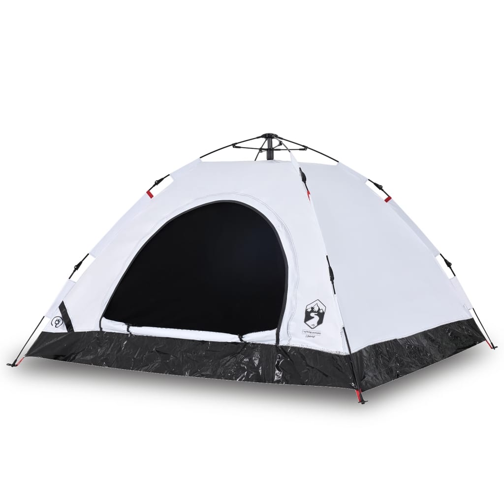 Tent 5-persoons snelontgrendeling verduisterende stof wit is nu te koop bij PeponiXL, paradijselijk wonen!