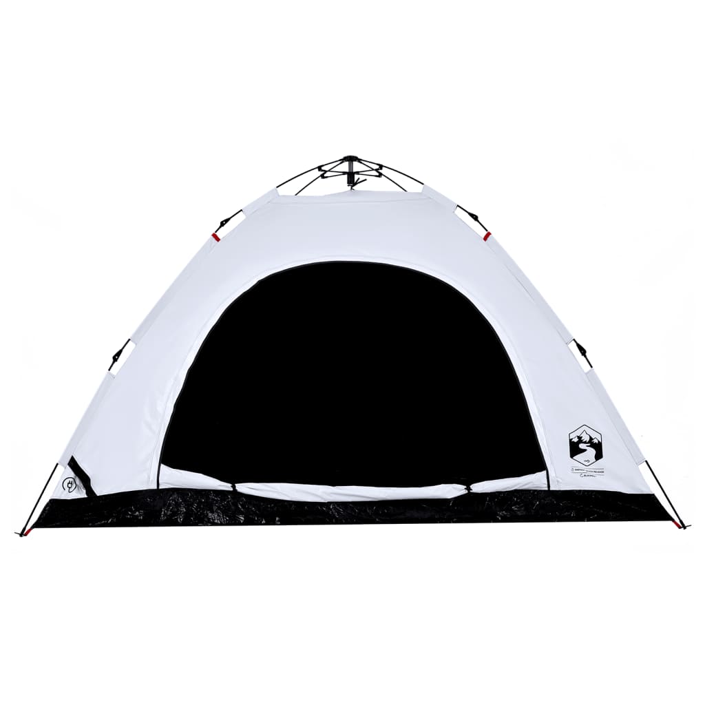 Tent 5-persoons snelontgrendeling verduisterende stof wit is nu te koop bij PeponiXL, paradijselijk wonen!