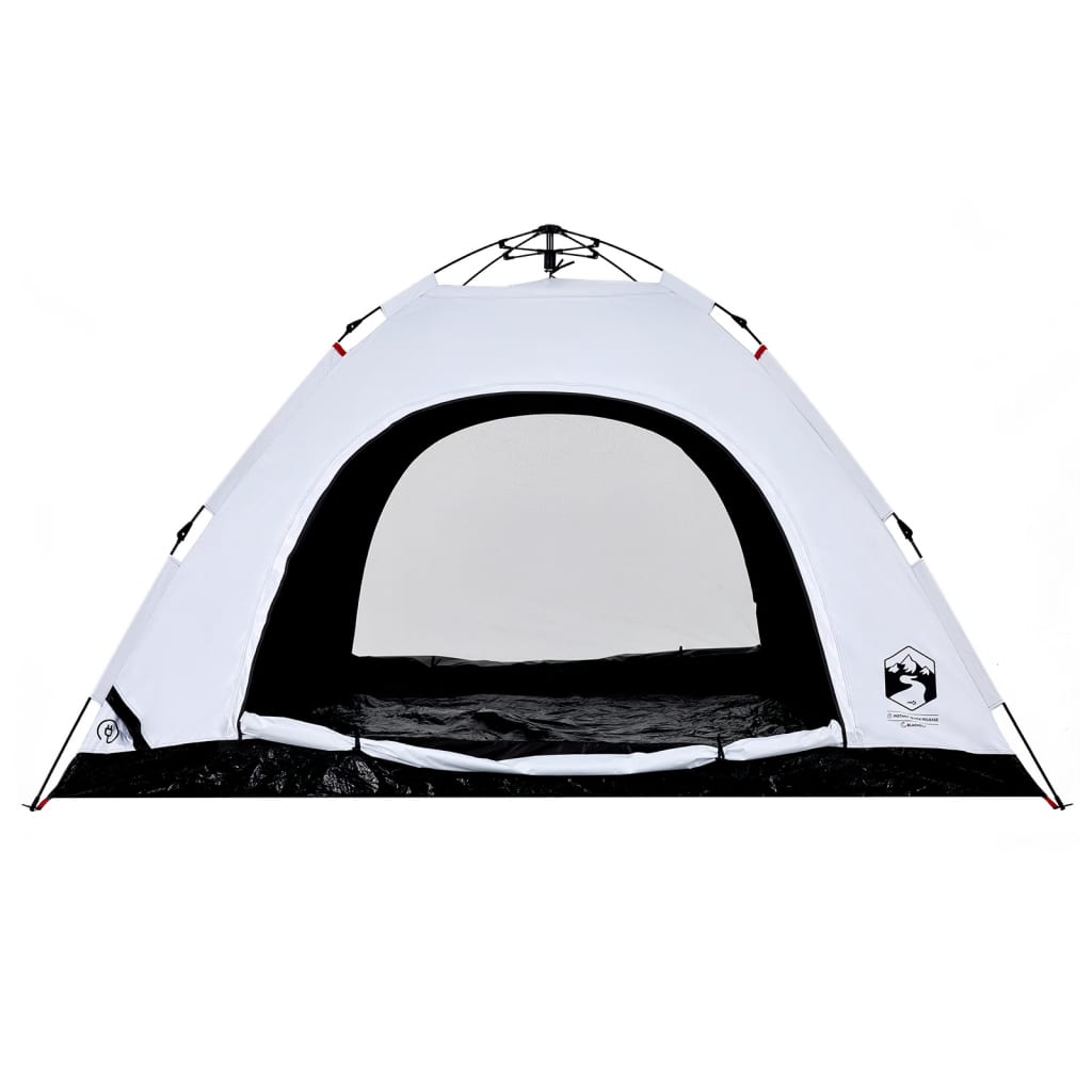 Tent 5-persoons snelontgrendeling verduisterende stof wit is nu te koop bij PeponiXL, paradijselijk wonen!