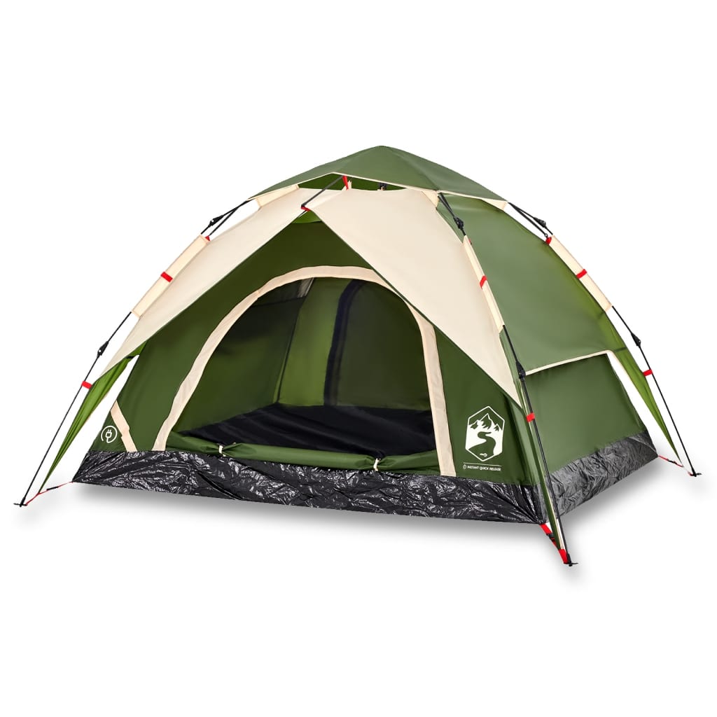 Koepeltent 3-persoons snelontgrendeling groen is nu te koop bij PeponiXL, paradijselijk wonen!
