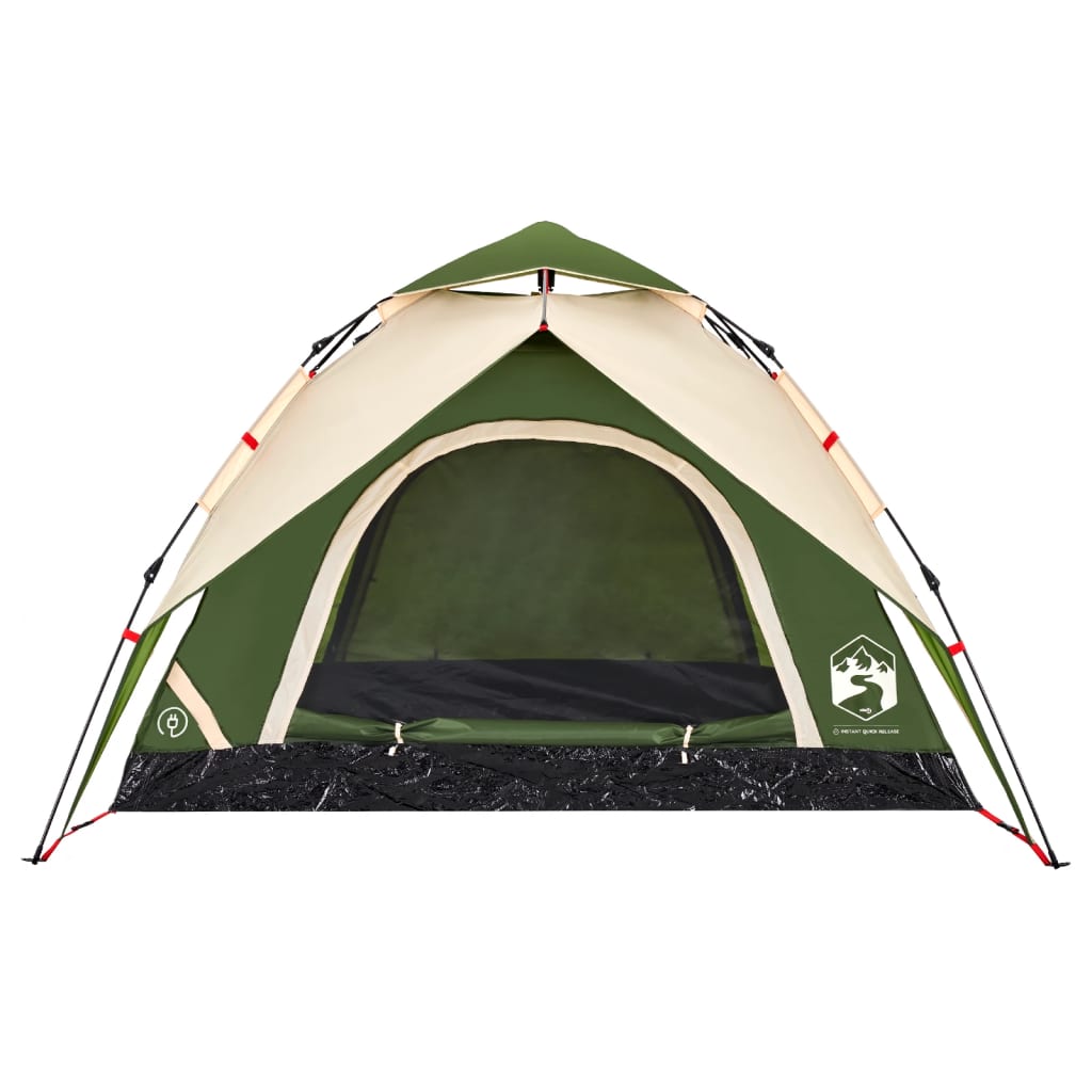Koepeltent 3-persoons snelontgrendeling groen is nu te koop bij PeponiXL, paradijselijk wonen!