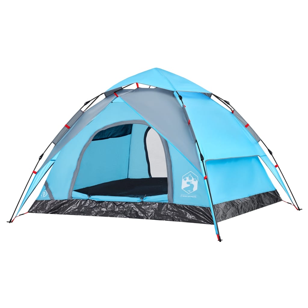Koepeltent 3-persoons snelontgrendeling blauw is nu te koop bij PeponiXL, paradijselijk wonen!