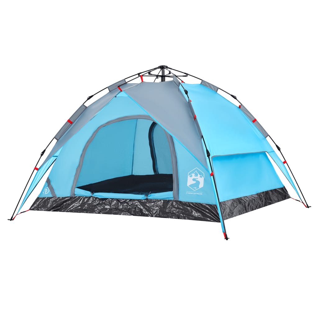 Koepeltent 3-persoons snelontgrendeling blauw is nu te koop bij PeponiXL, paradijselijk wonen!
