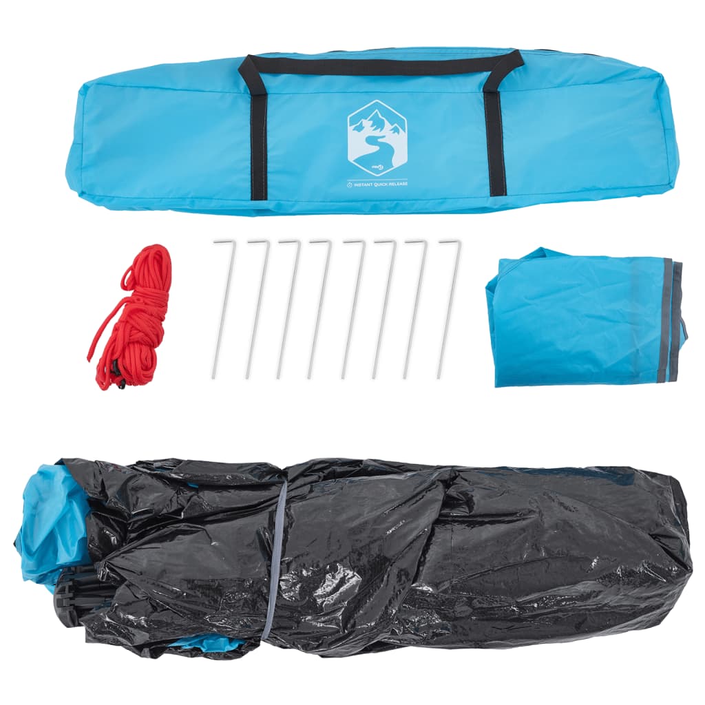 Koepeltent 3-persoons snelontgrendeling blauw is nu te koop bij PeponiXL, paradijselijk wonen!
