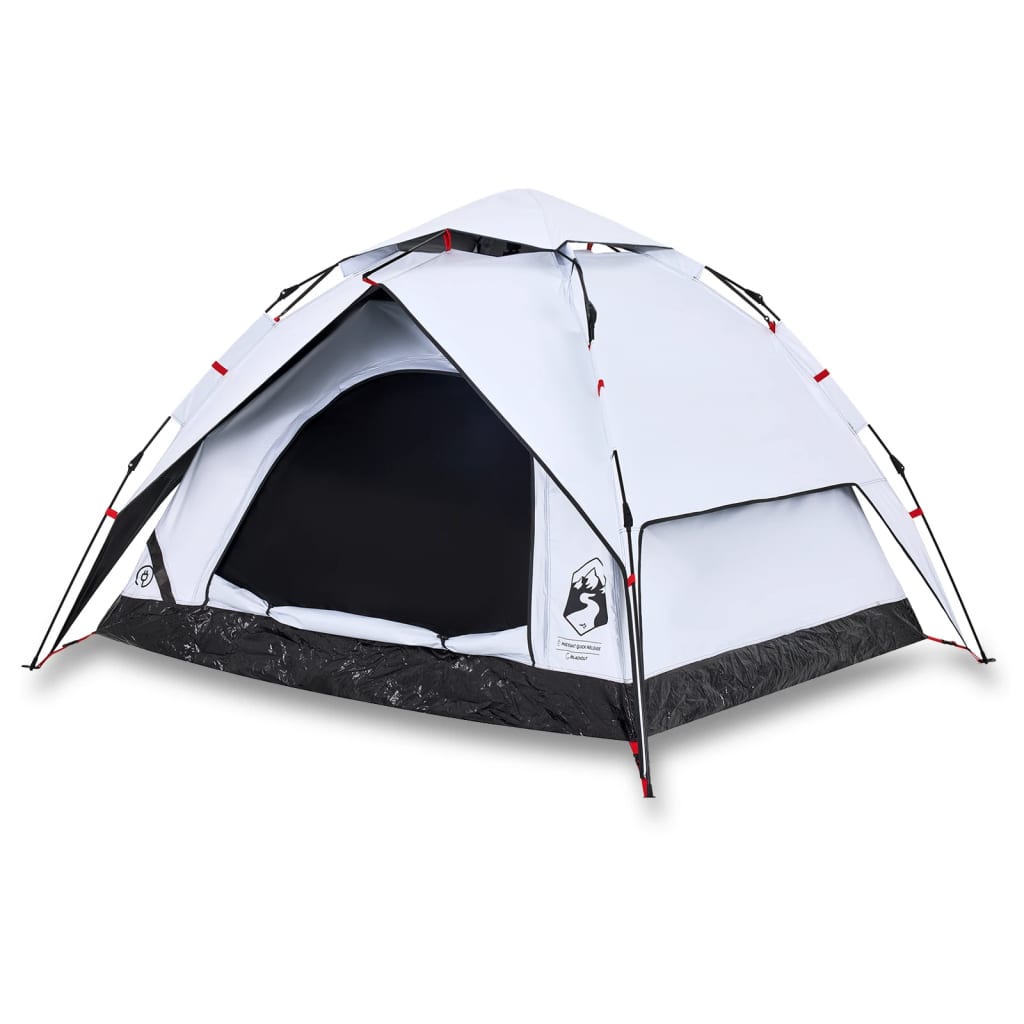 Koepeltent 3-persoons snelontgrendeling verduisterende stof wit is nu te koop bij PeponiXL, paradijselijk wonen!