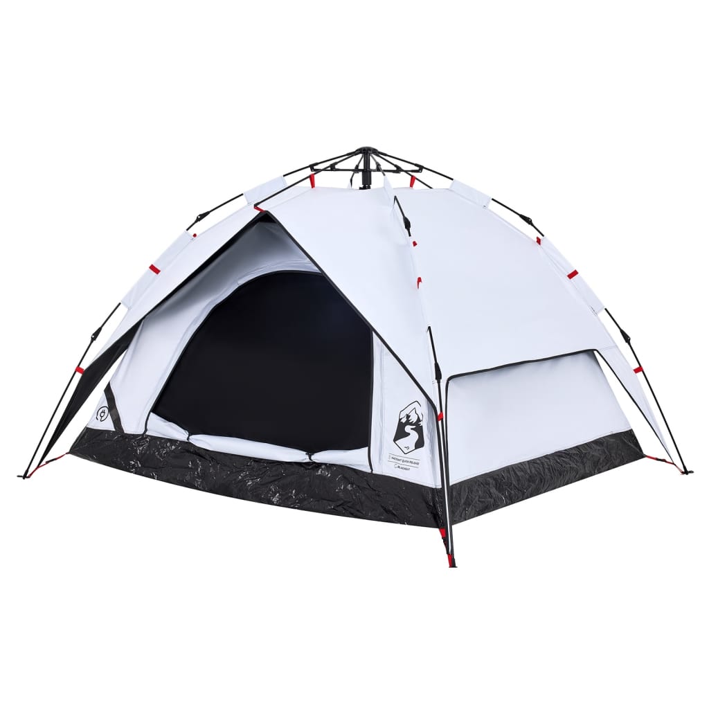 Koepeltent 3-persoons snelontgrendeling verduisterende stof wit is nu te koop bij PeponiXL, paradijselijk wonen!