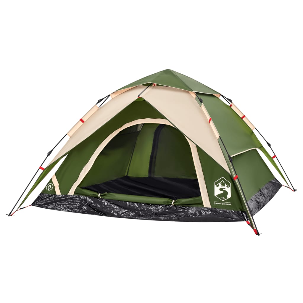 Koepeltent 4-persoons snelontgrendeling groen is nu te koop bij PeponiXL, paradijselijk wonen!