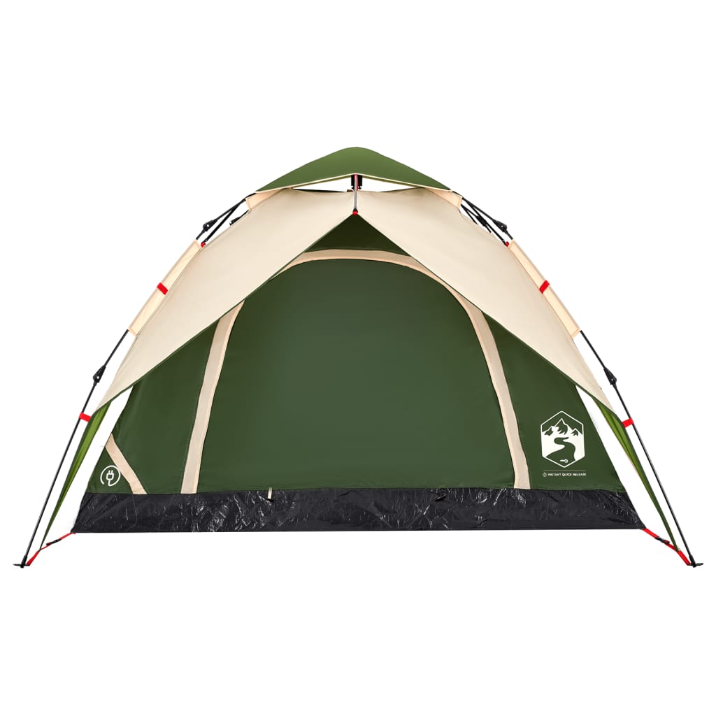 Koepeltent 4-persoons snelontgrendeling groen is nu te koop bij PeponiXL, paradijselijk wonen!
