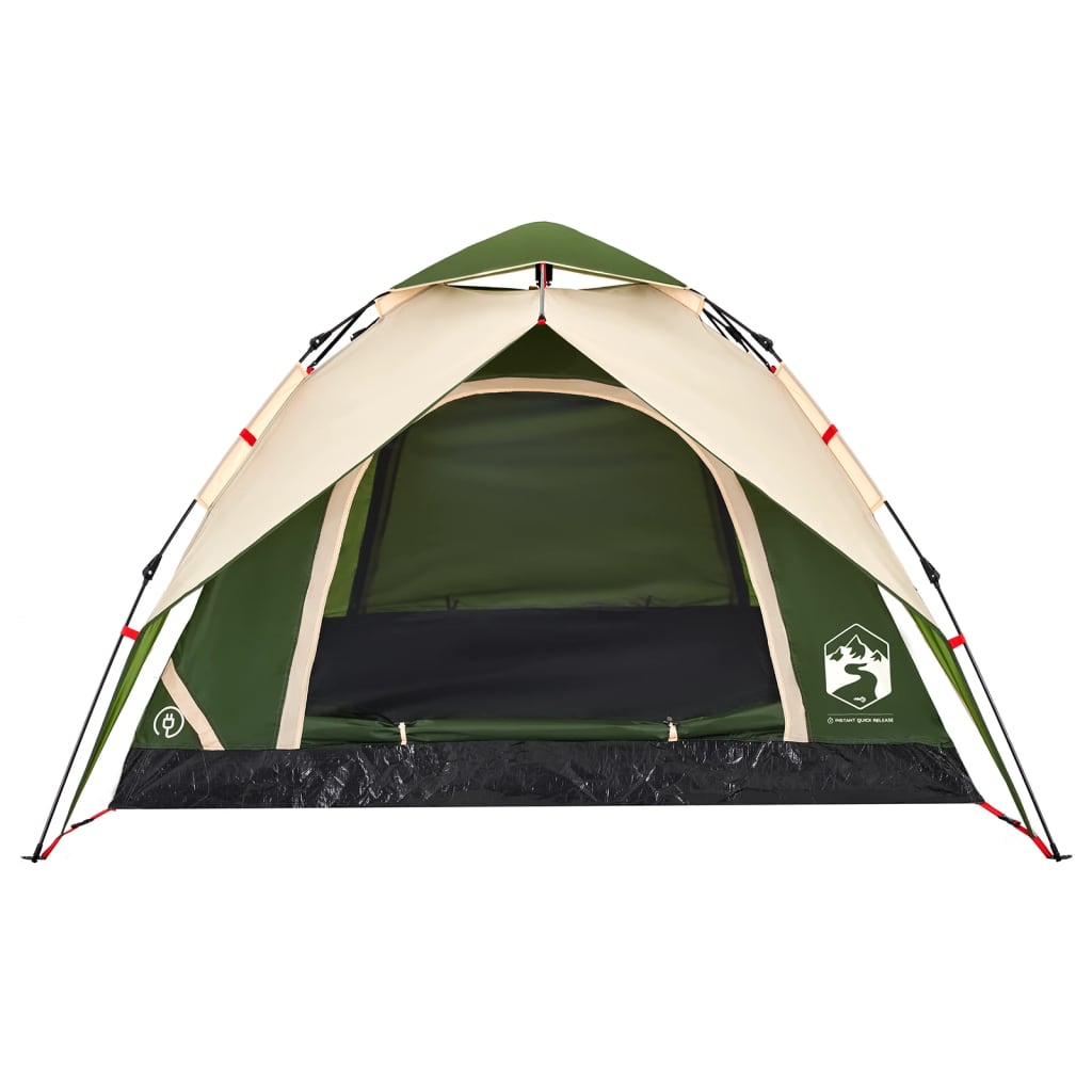 Koepeltent 4-persoons snelontgrendeling groen is nu te koop bij PeponiXL, paradijselijk wonen!