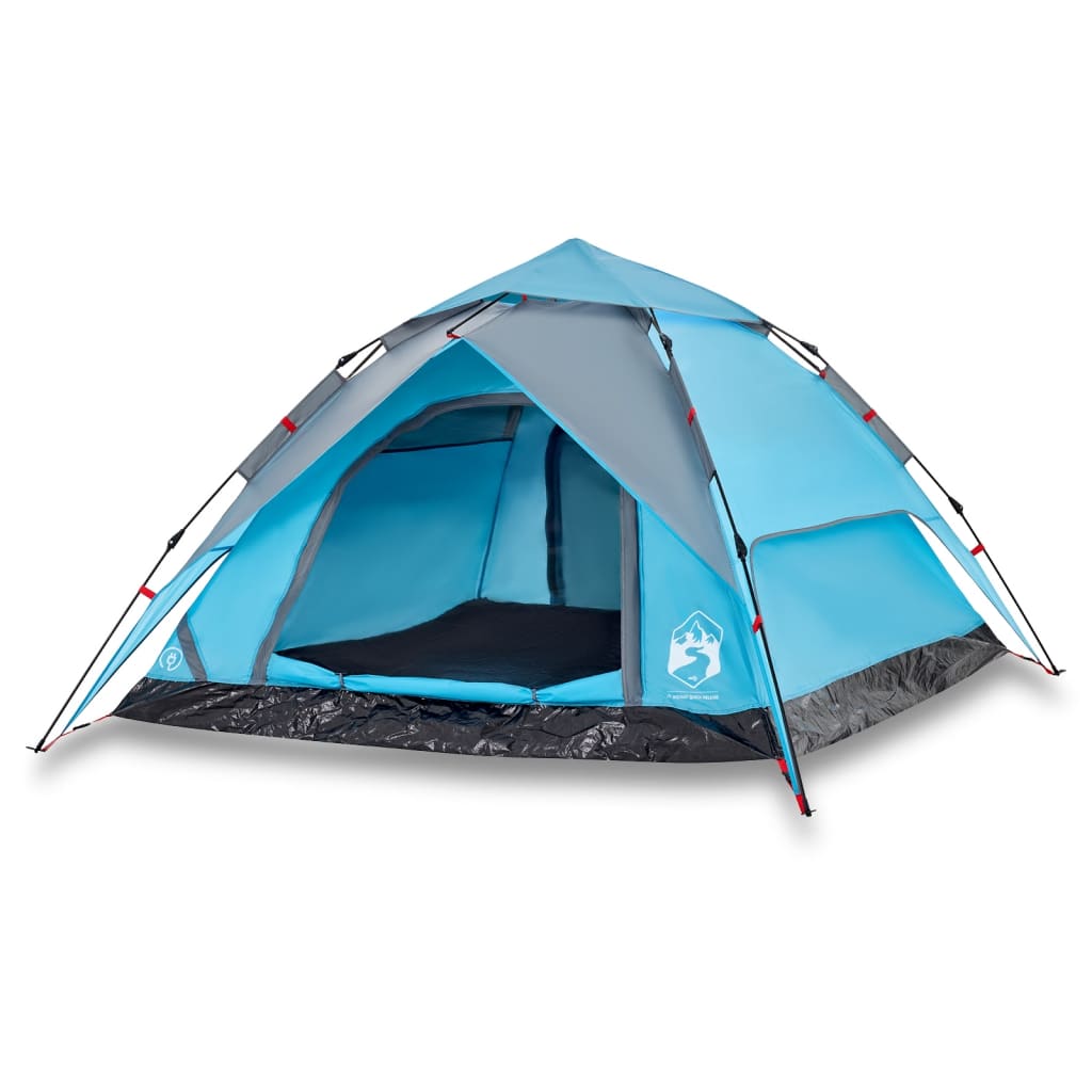 Koepeltent 4-persoons snelontgrendeling blauw is nu te koop bij PeponiXL, paradijselijk wonen!