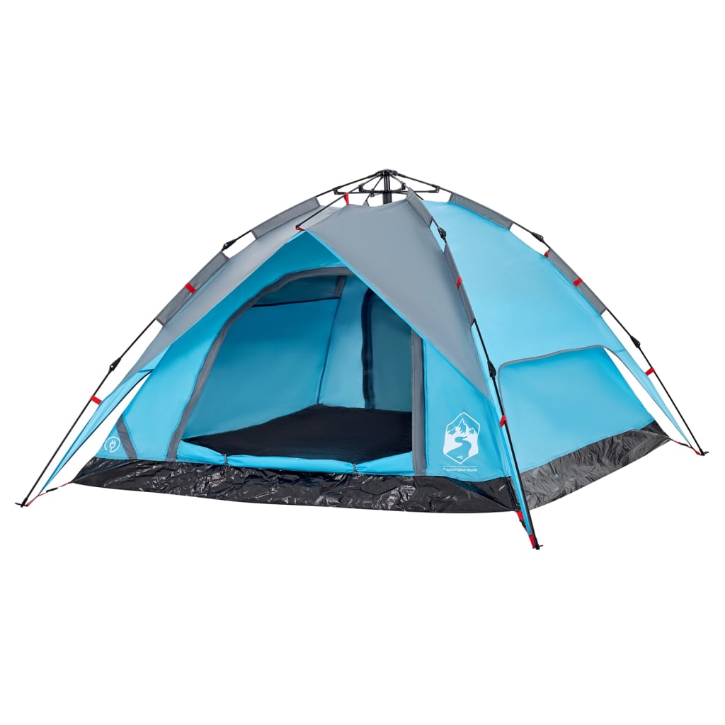 Koepeltent 4-persoons snelontgrendeling blauw is nu te koop bij PeponiXL, paradijselijk wonen!