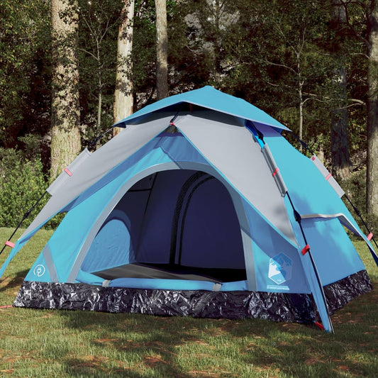 Koepeltent 4-persoons snelontgrendeling blauw is nu te koop bij PeponiXL, paradijselijk wonen!