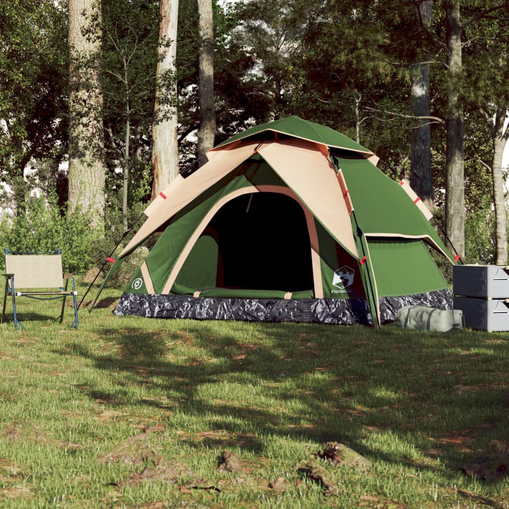 Koepeltent 5-persoons snelontgrendeling groen is nu te koop bij PeponiXL, paradijselijk wonen!
