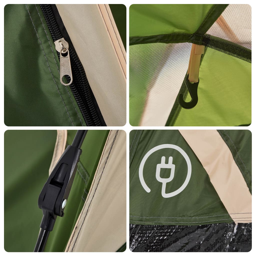 Koepeltent 5-persoons snelontgrendeling groen is nu te koop bij PeponiXL, paradijselijk wonen!