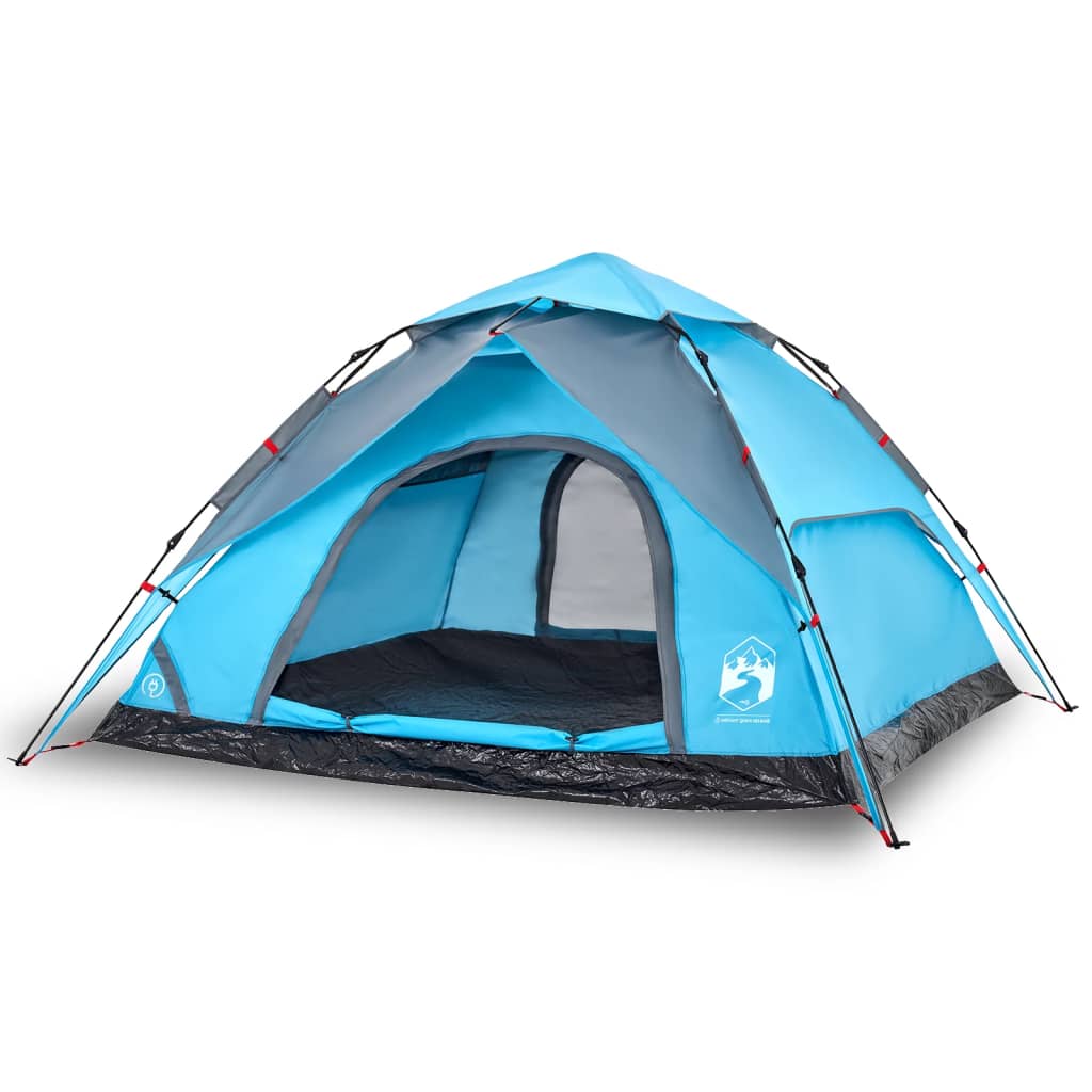 Koepeltent 5-persoons snelontgrendeling blauw is nu te koop bij PeponiXL, paradijselijk wonen!