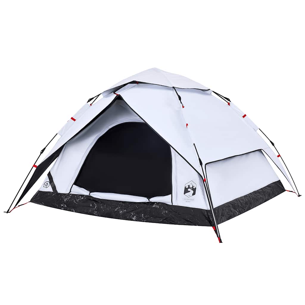 Koepeltent 5-persoons snelontgrendeling verduisterende stof wit is nu te koop bij PeponiXL, paradijselijk wonen!