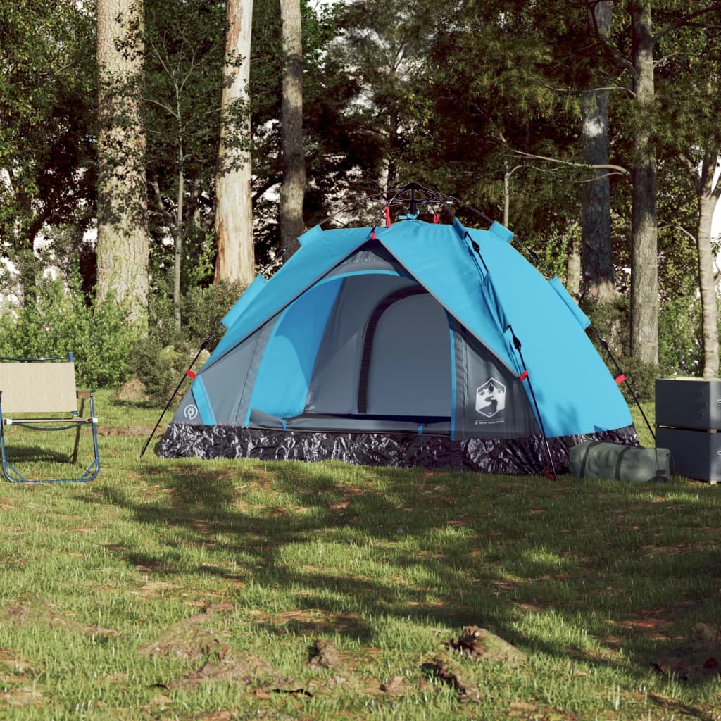 Koepeltent 2-persoons snelontgrendeling blauw is nu te koop bij PeponiXL, paradijselijk wonen!