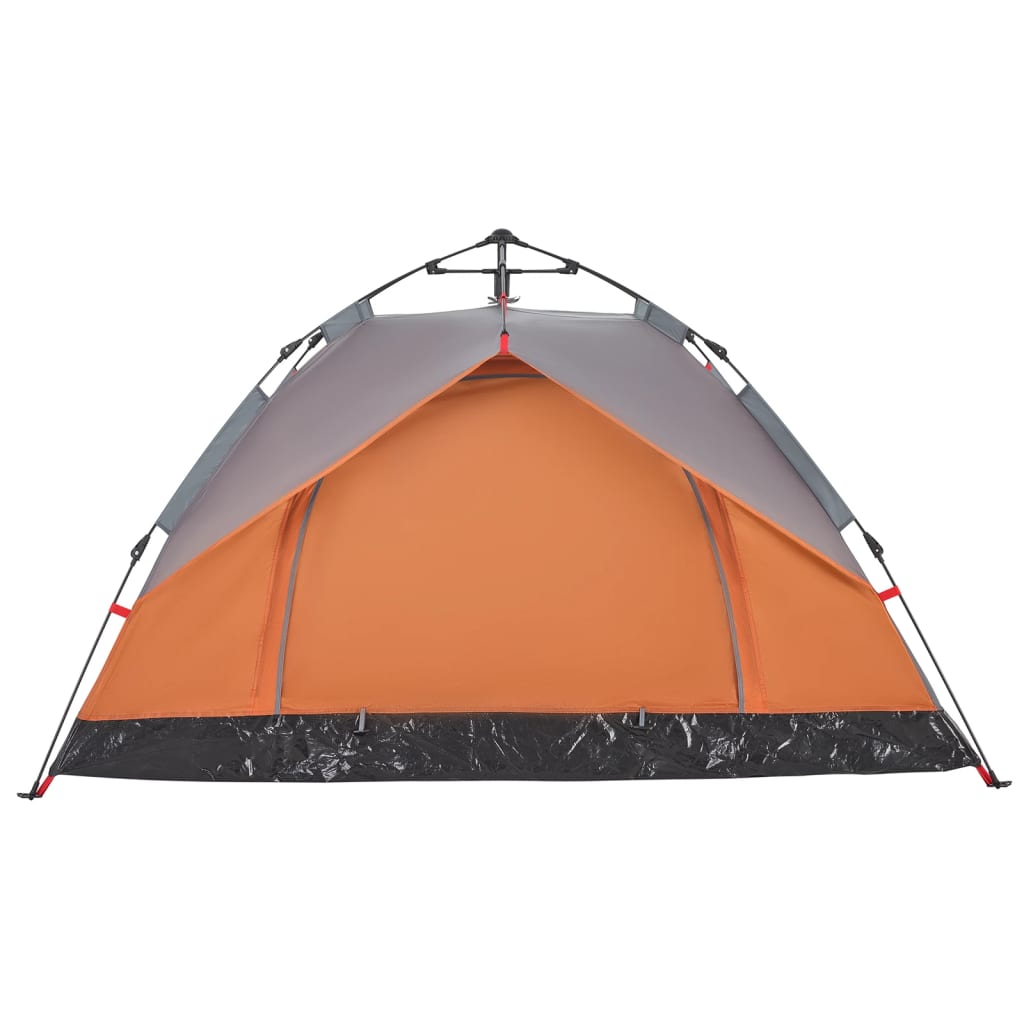Koepeltent 2-persoons snelontgrendeling grijs en oranje is nu te koop bij PeponiXL, paradijselijk wonen!