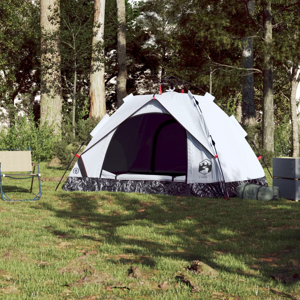 Koepeltent 2-persoons snelontgrendeling verduisterende stof wit is nu te koop bij PeponiXL, paradijselijk wonen!