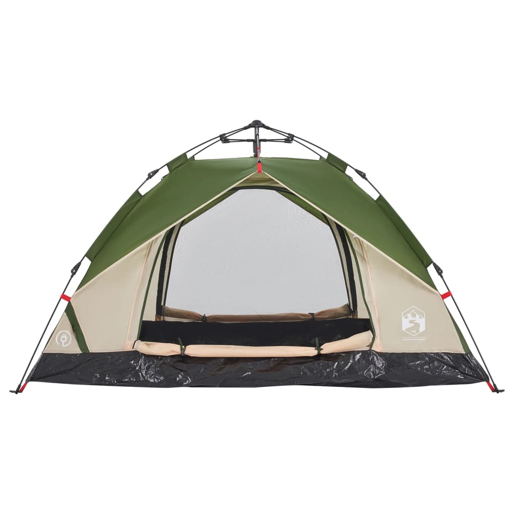 Koepeltent 3-persoons snelontgrendeling groen is nu te koop bij PeponiXL, paradijselijk wonen!
