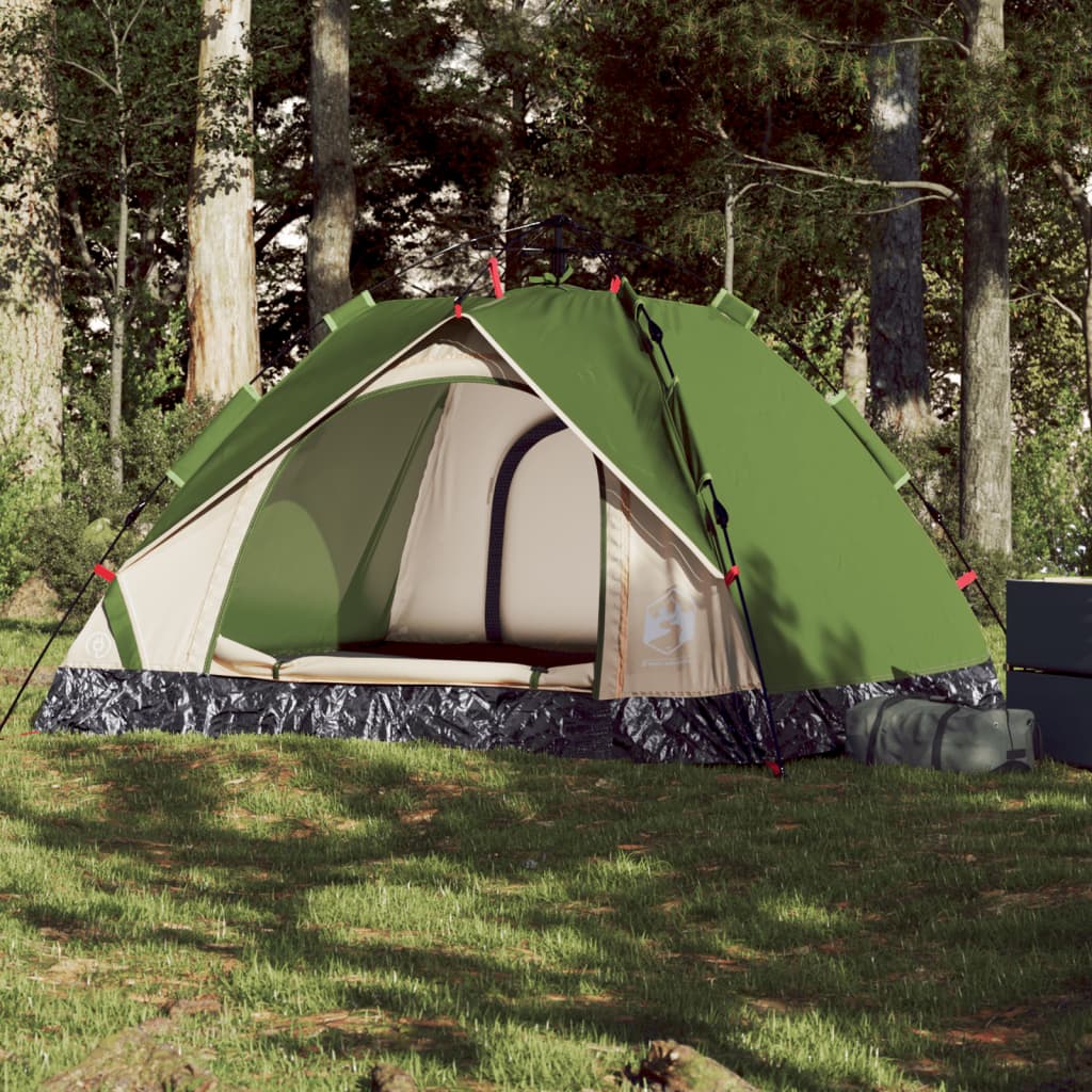 Koepeltent 3-persoons snelontgrendeling groen is nu te koop bij PeponiXL, paradijselijk wonen!