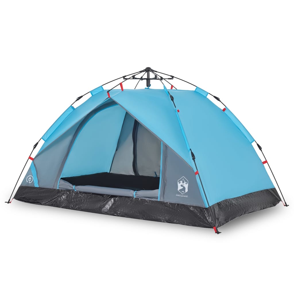 Koepeltent 3-persoons snelontgrendeling blauw is nu te koop bij PeponiXL, paradijselijk wonen!