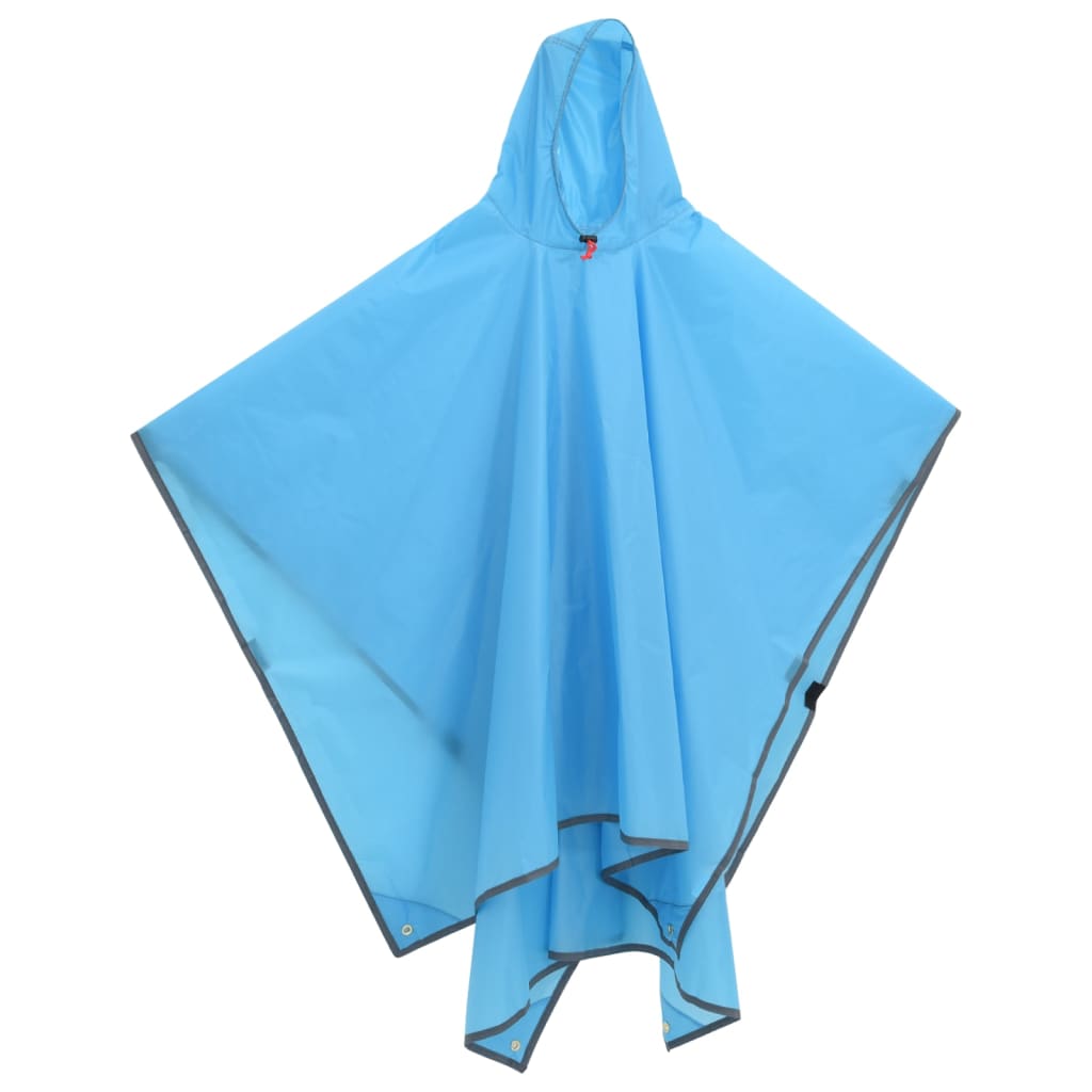 Regenponcho met capuchon 2-in-1 ontwerp 223x145 cm blauw is nu te koop bij PeponiXL, paradijselijk wonen!
