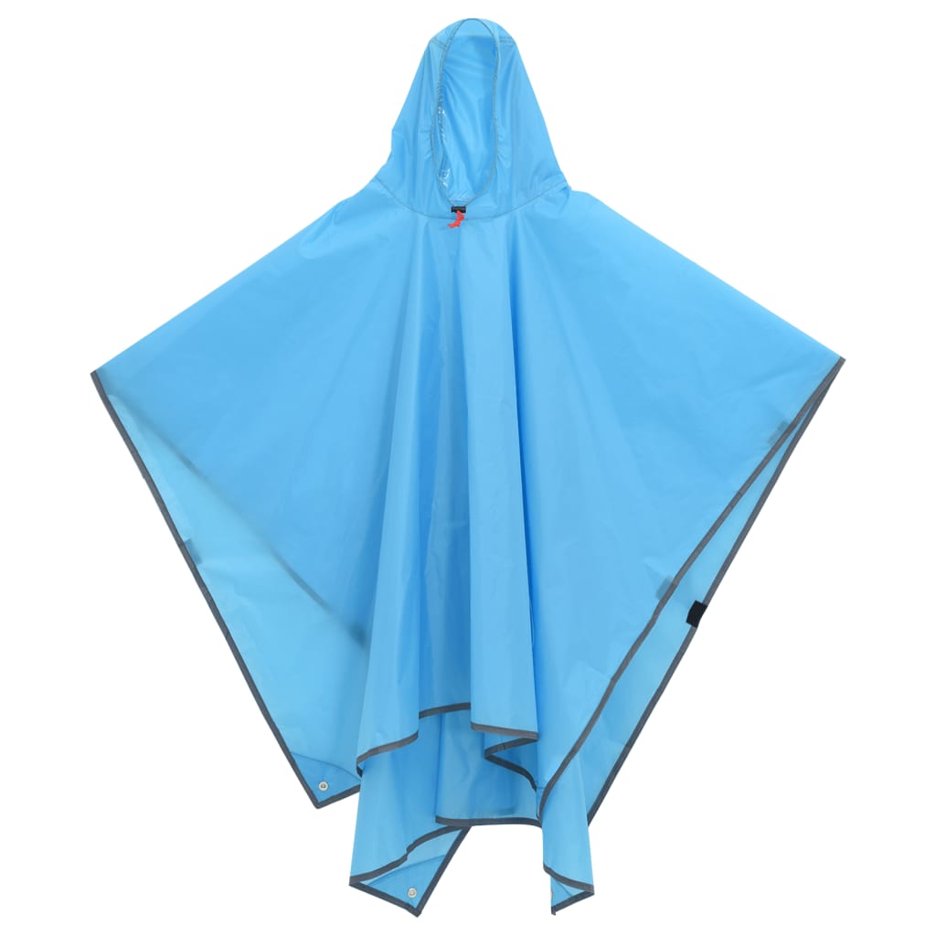 Regenponcho met capuchon 2-in-1 ontwerp 223x145 cm blauw is nu te koop bij PeponiXL, paradijselijk wonen!