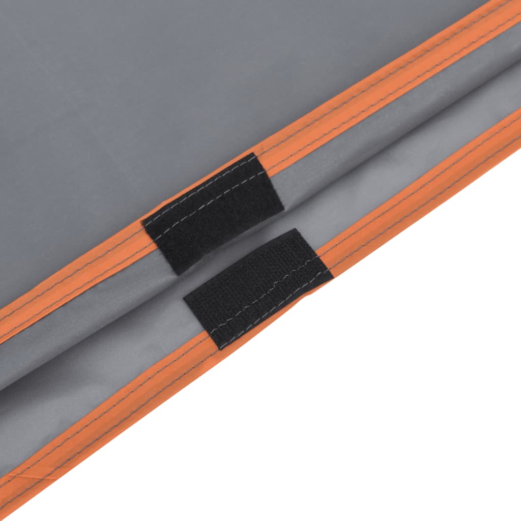 Regenponcho met capuchon 2-in-1 ontwerp 223x145 cm grijs oranje is nu te koop bij PeponiXL, paradijselijk wonen!
