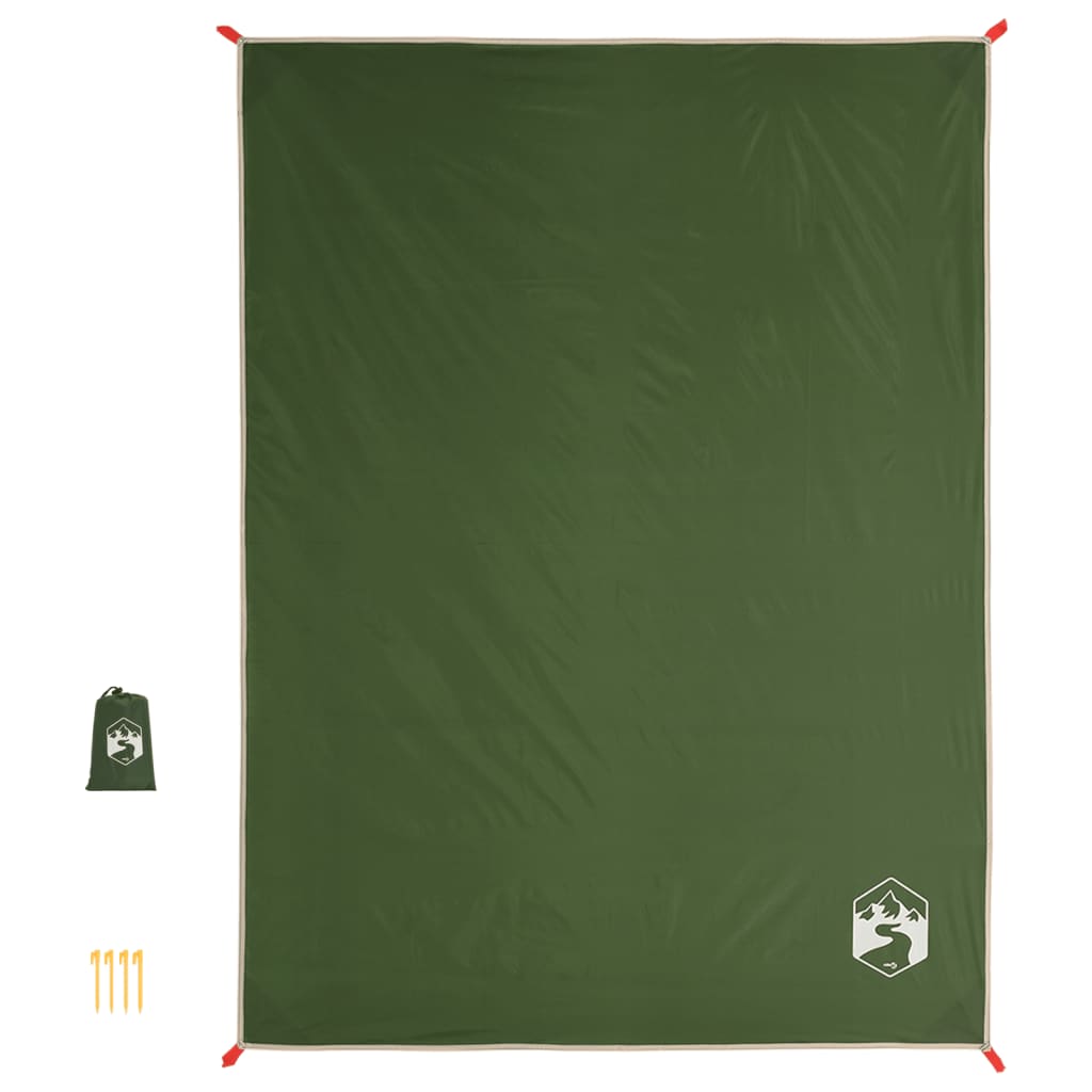 Picknickkleed met haringen 205x155 cm groen is nu te koop bij PeponiXL, paradijselijk wonen!