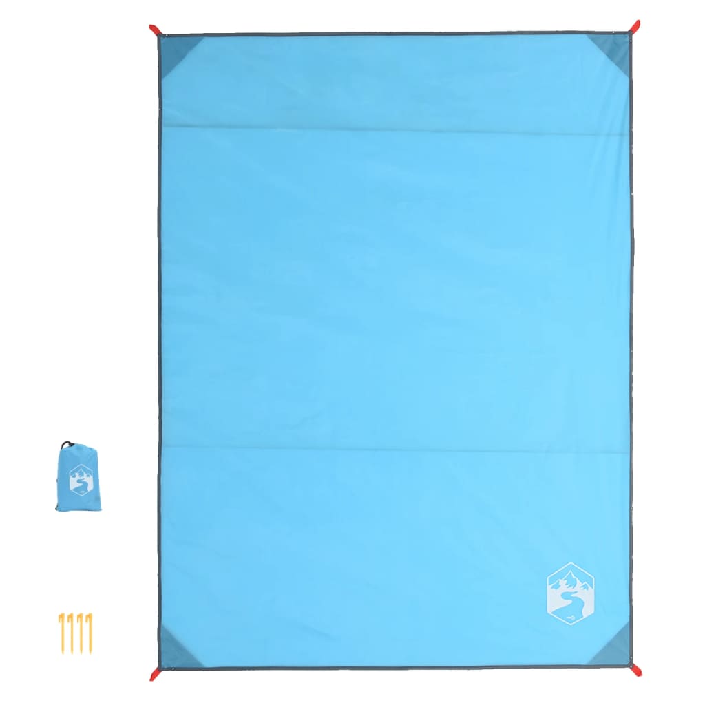 Picknickkleed met haringen 205x155 cm blauw is nu te koop bij PeponiXL, paradijselijk wonen!
