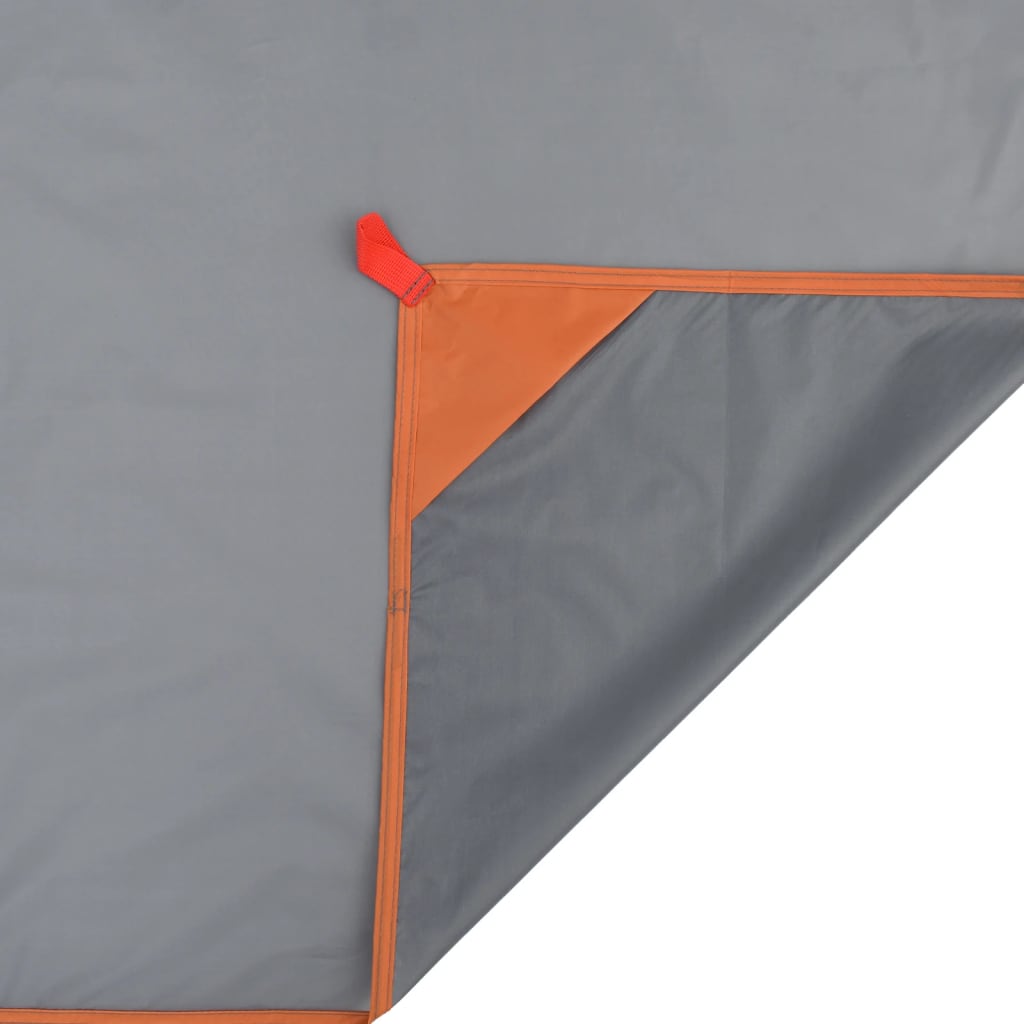 Picknickkleed met haringen 205x155 cm grijs en oranje is nu te koop bij PeponiXL, paradijselijk wonen!