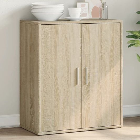 Dressoir 60x31x70 cm bewerkt hout sonoma eikenkleurig is nu te koop bij PeponiXL, paradijselijk wonen!