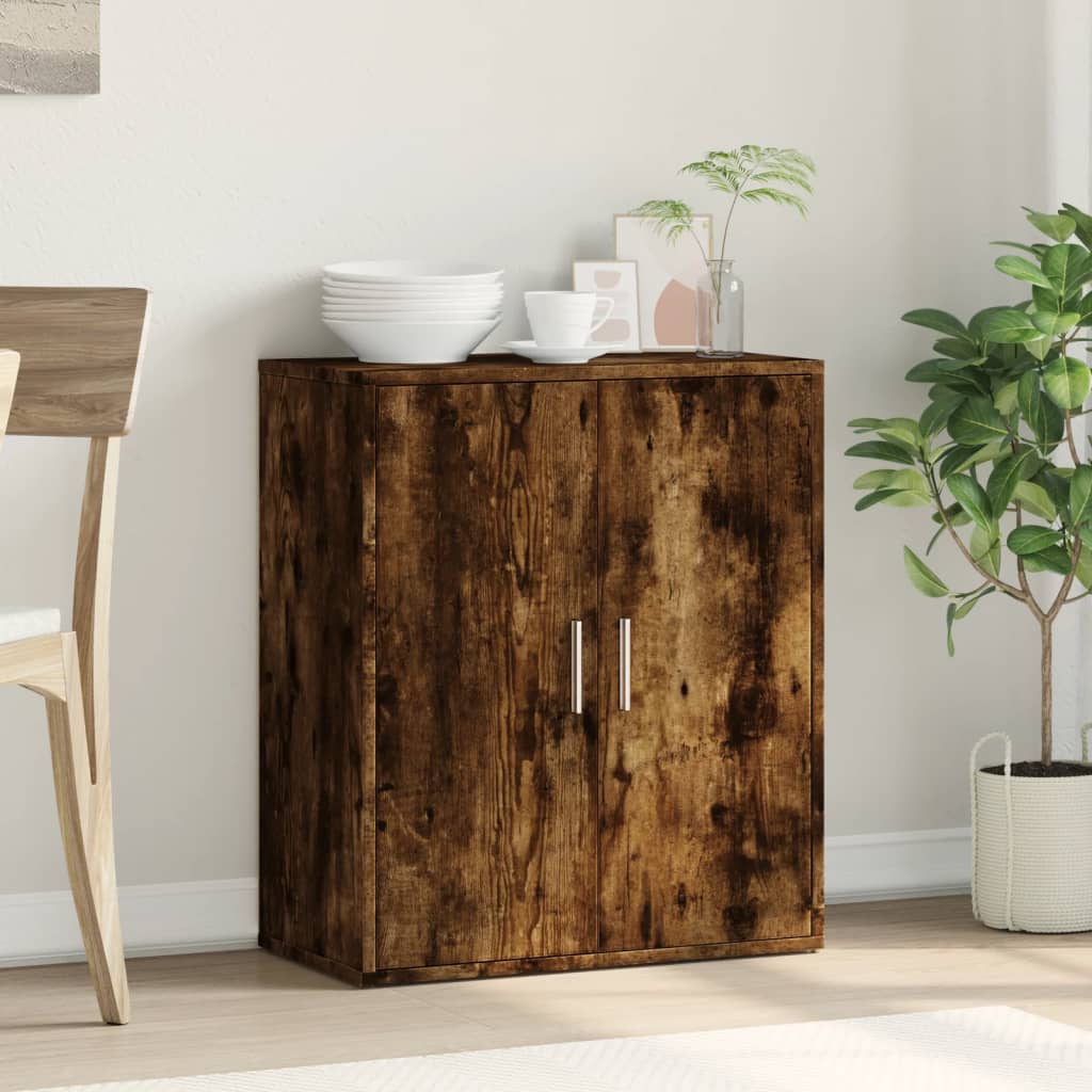 Dressoir 60x31x70 cm bewerkt hout gerookt eikenkleurig is nu te koop bij PeponiXL, paradijselijk wonen!