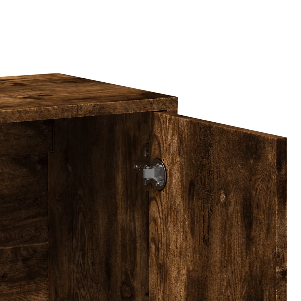 Dressoir 60x31x70 cm bewerkt hout gerookt eikenkleurig is nu te koop bij PeponiXL, paradijselijk wonen!