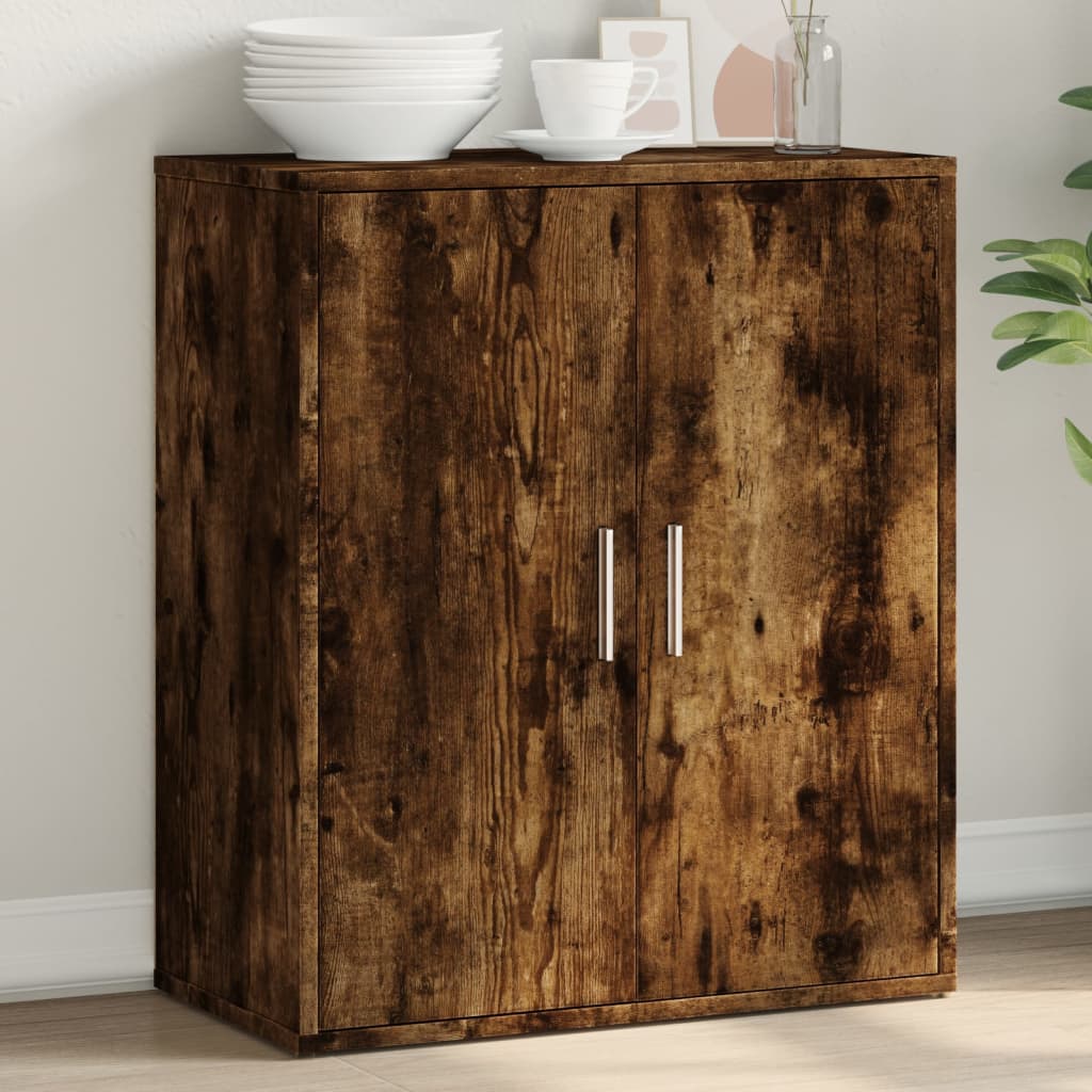 Dressoir 60x31x70 cm bewerkt hout gerookt eikenkleurig is nu te koop bij PeponiXL, paradijselijk wonen!