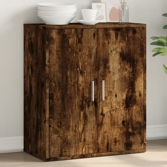 Dressoir 60x31x70 cm bewerkt hout gerookt eikenkleurig is nu te koop bij PeponiXL, paradijselijk wonen!
