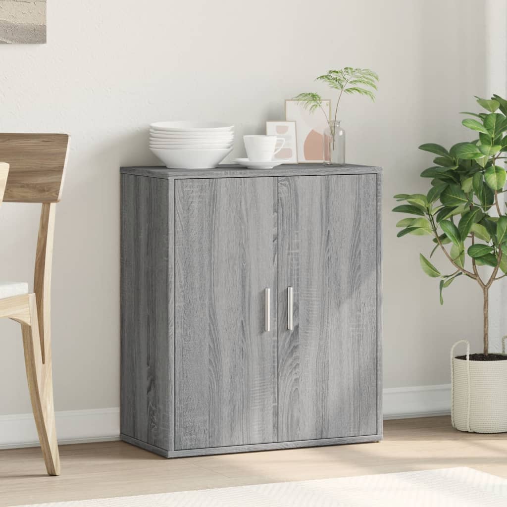 Dressoir 60x31x70 cm bewerkt hout grijs sonoma is nu te koop bij PeponiXL, paradijselijk wonen!