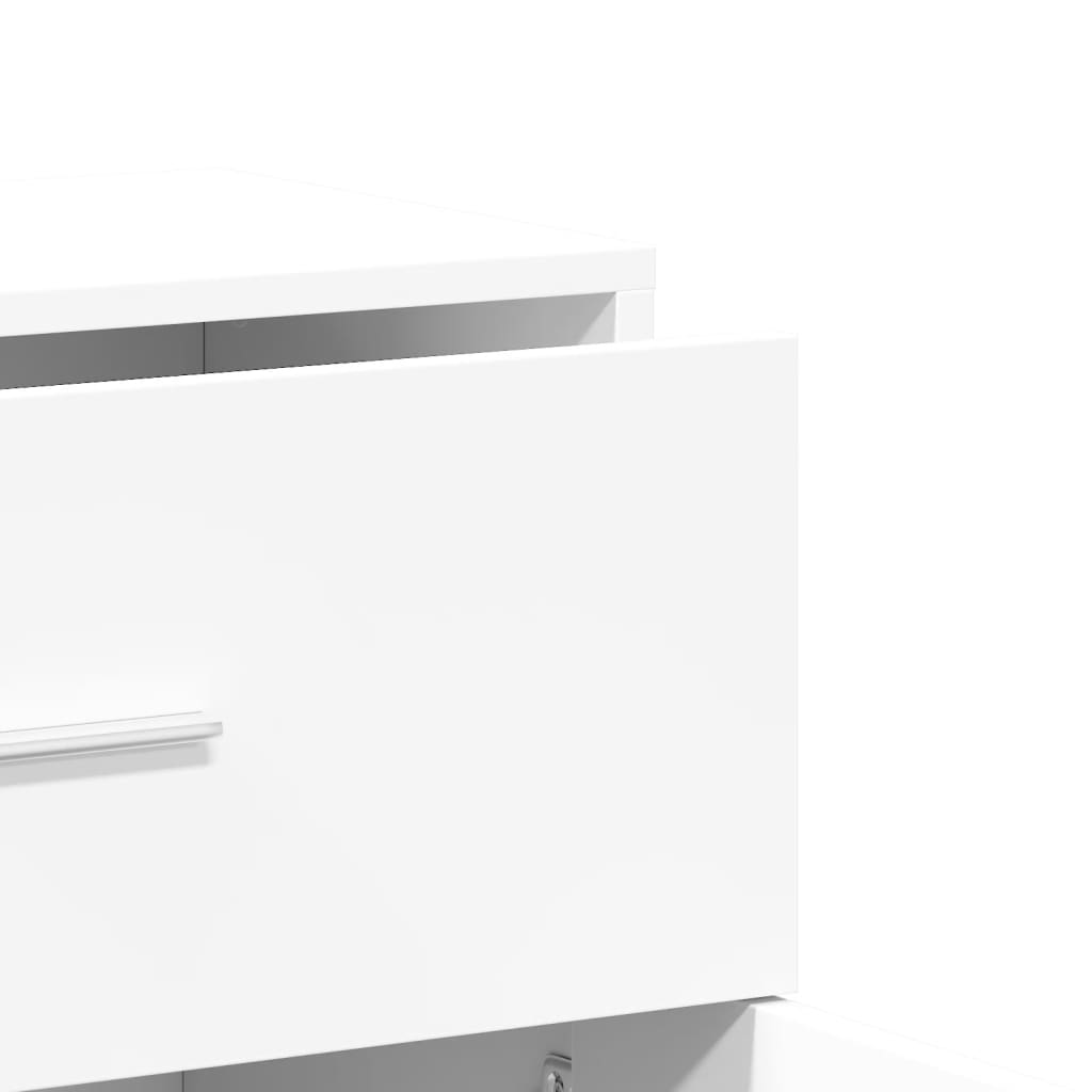 Dressoir 60x31x70 cm bewerkt hout wit is nu te koop bij PeponiXL, paradijselijk wonen!