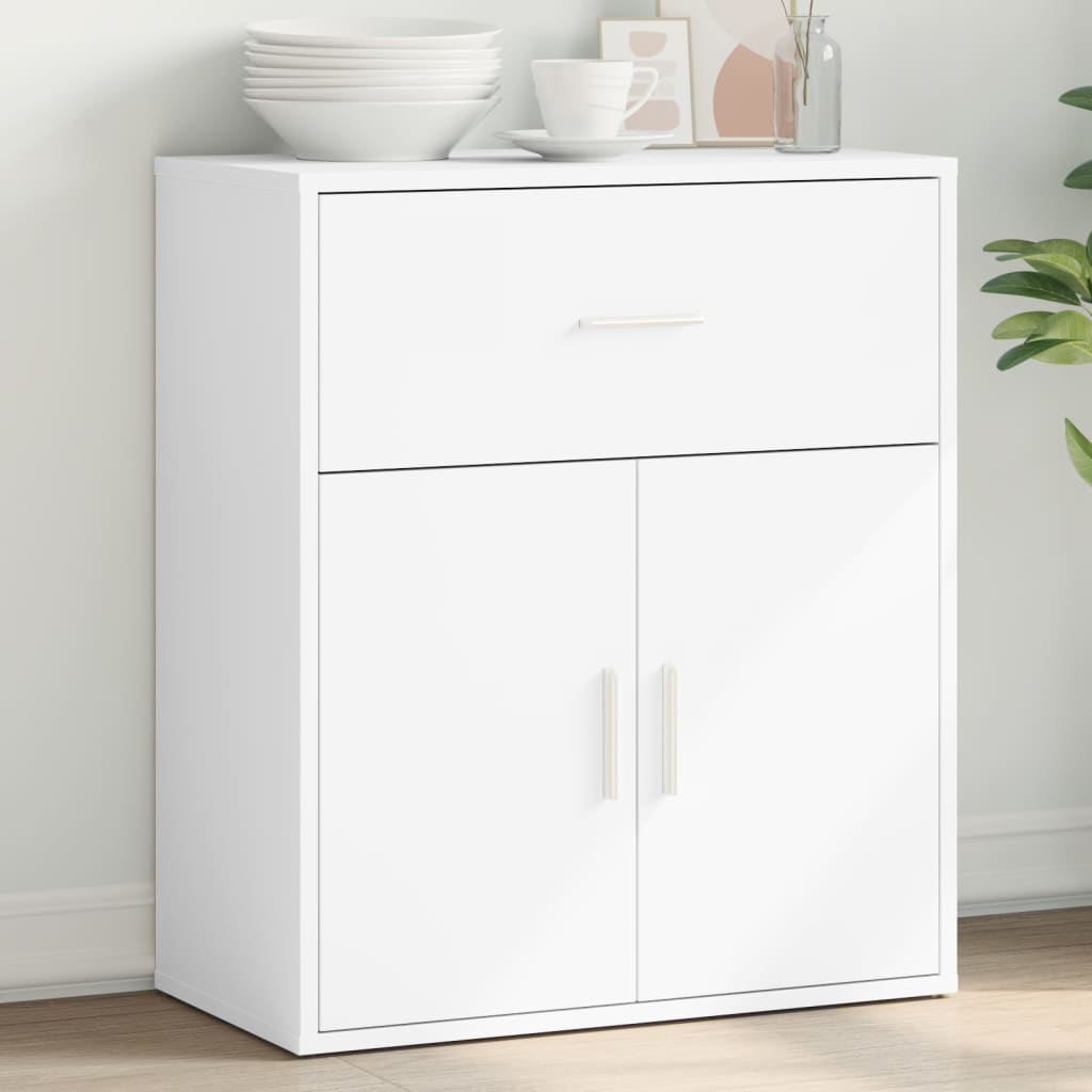 Dressoir 60x31x70 cm bewerkt hout wit is nu te koop bij PeponiXL, paradijselijk wonen!