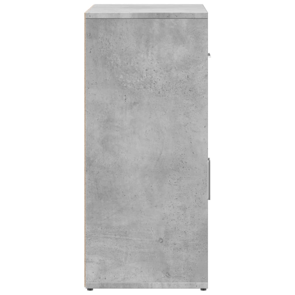 Dressoir 60x31x70 cm bewerkt hout betongrijs is nu te koop bij PeponiXL, paradijselijk wonen!