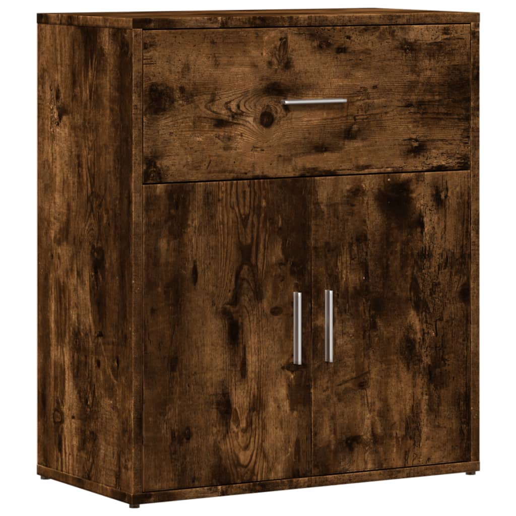 Dressoir 60x31x70 cm bewerkt hout gerookt eikenkleurig is nu te koop bij PeponiXL, paradijselijk wonen!