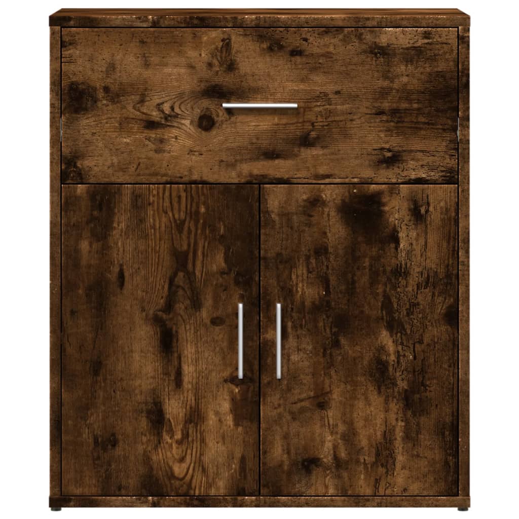 Dressoir 60x31x70 cm bewerkt hout gerookt eikenkleurig is nu te koop bij PeponiXL, paradijselijk wonen!